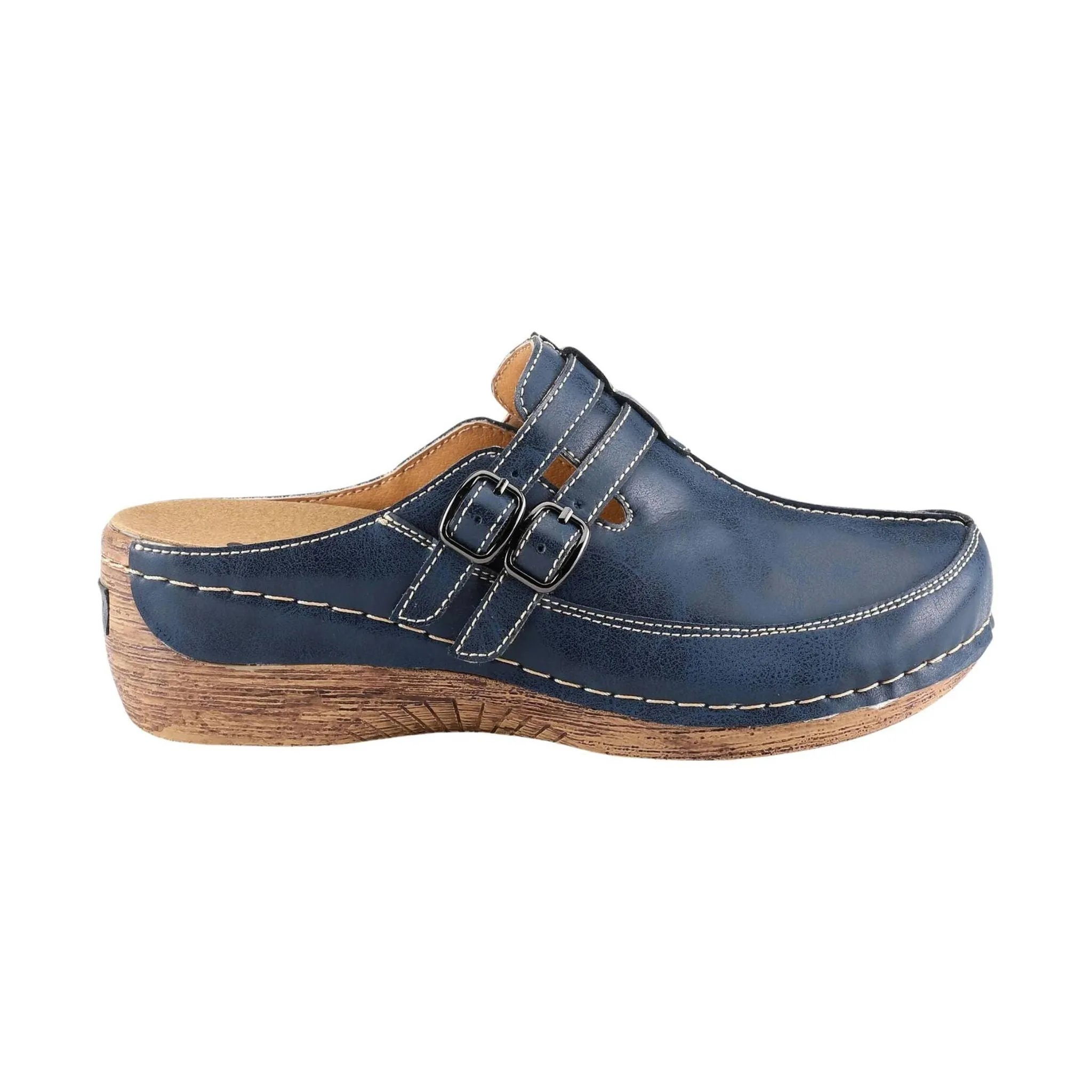 Spring Step Women's Happy Clogs - Navy