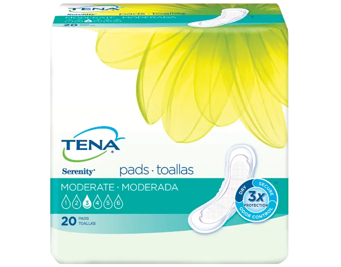 Tena 48900 Serenity Pads Moderate Regular