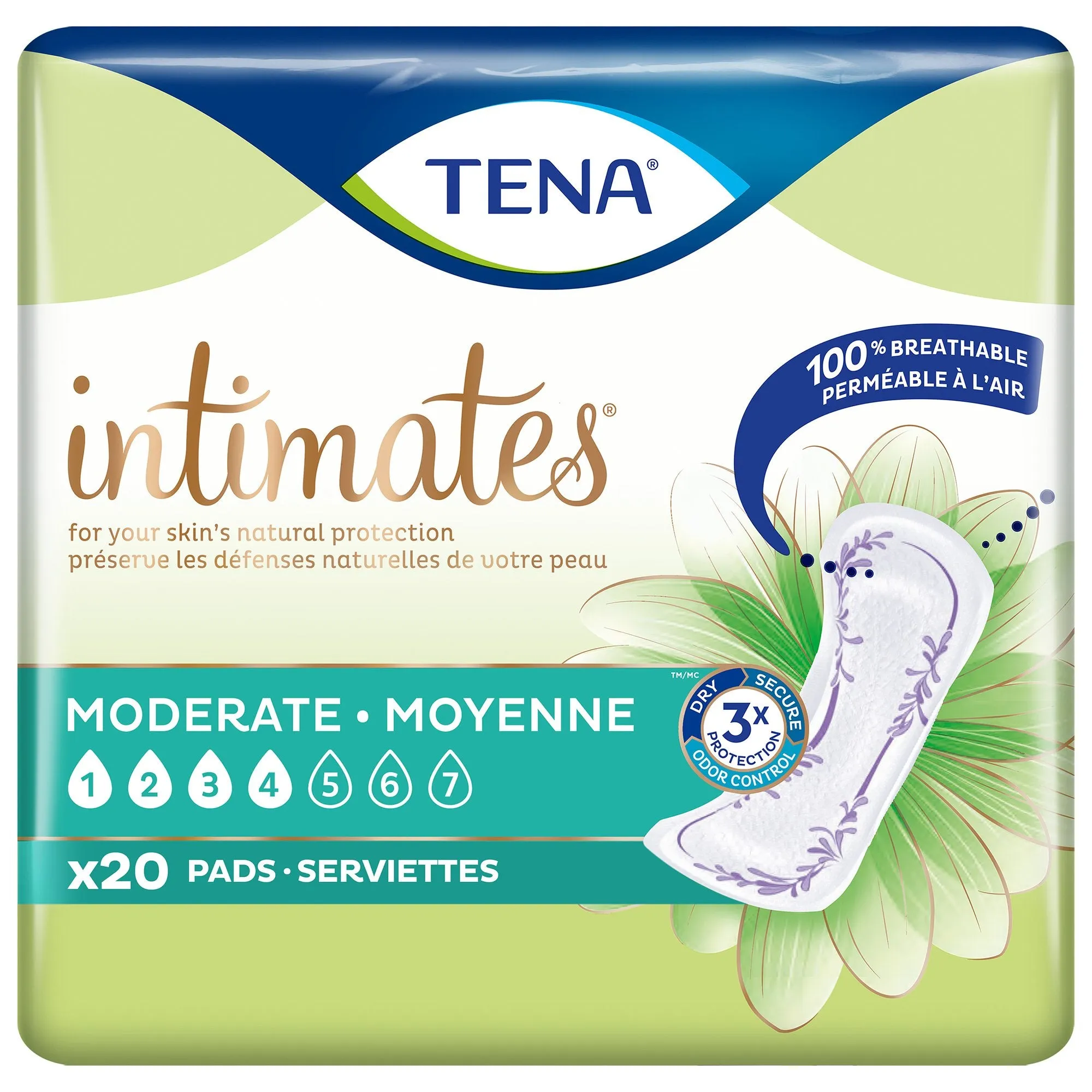 Tena® Intimates™ Moderate Bladder Control Pad, 11-Inch Length