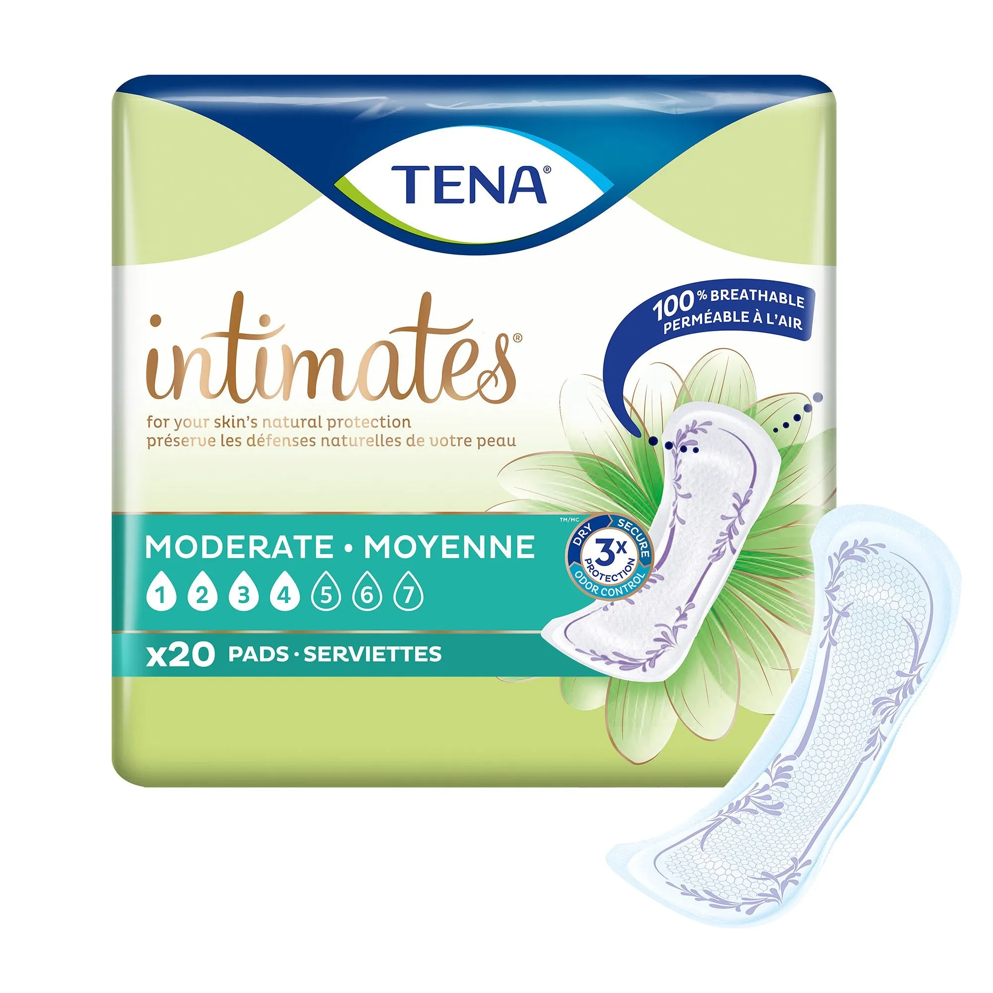 Tena® Intimates™ Moderate Bladder Control Pad, 11-Inch Length