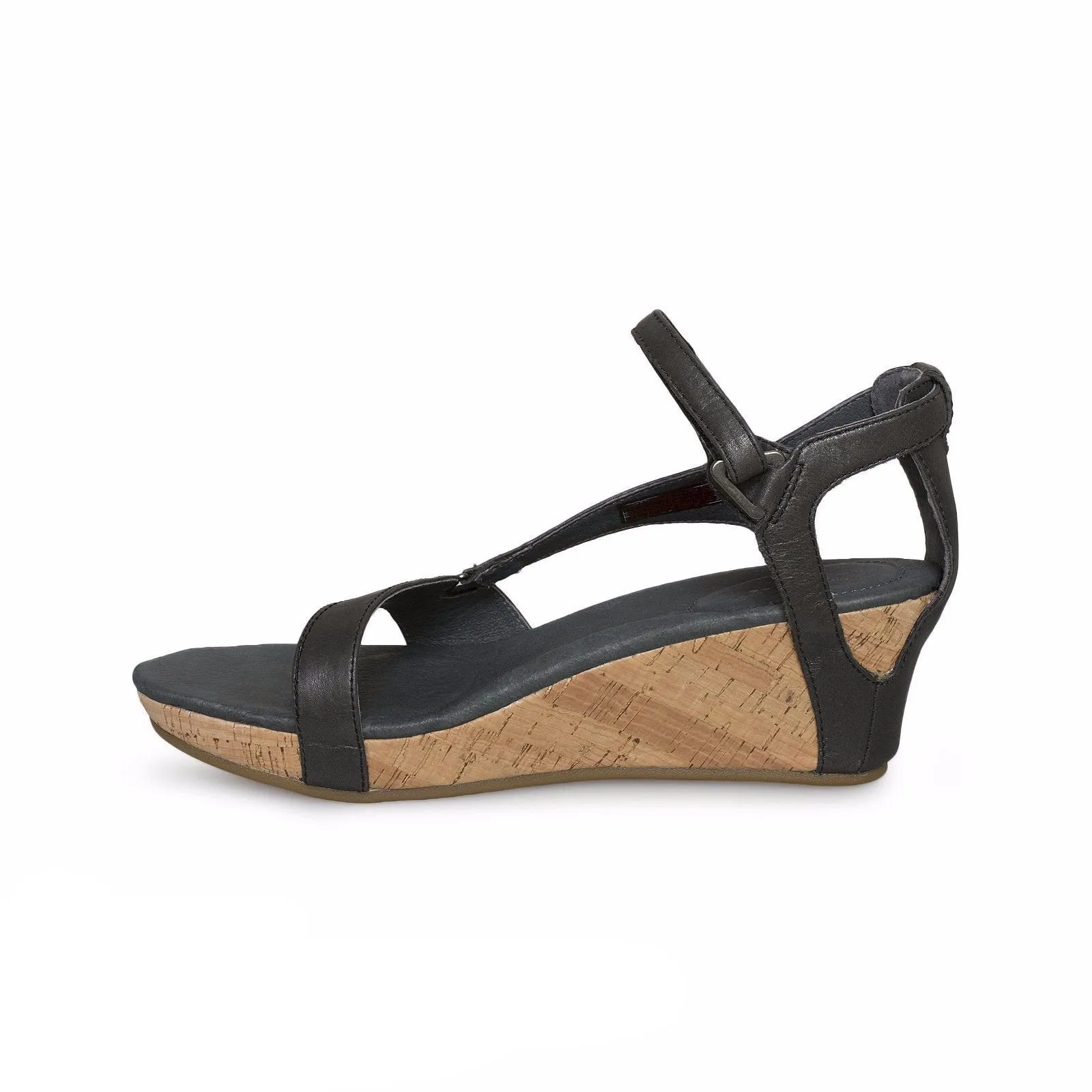 Teva Capri Wedge Pearlized Black Sandals