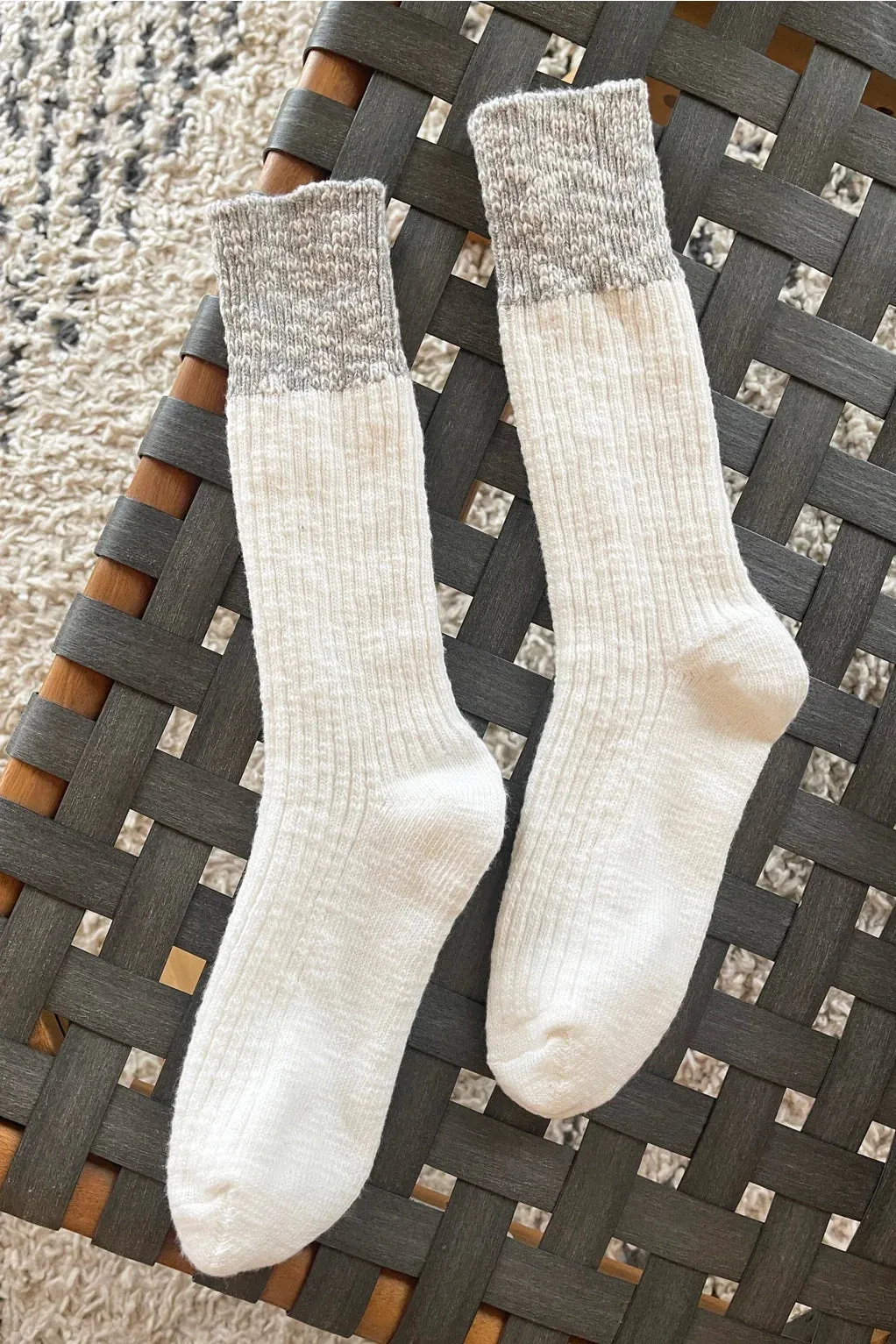 The Colour Block Cottage Socks - Various Colours