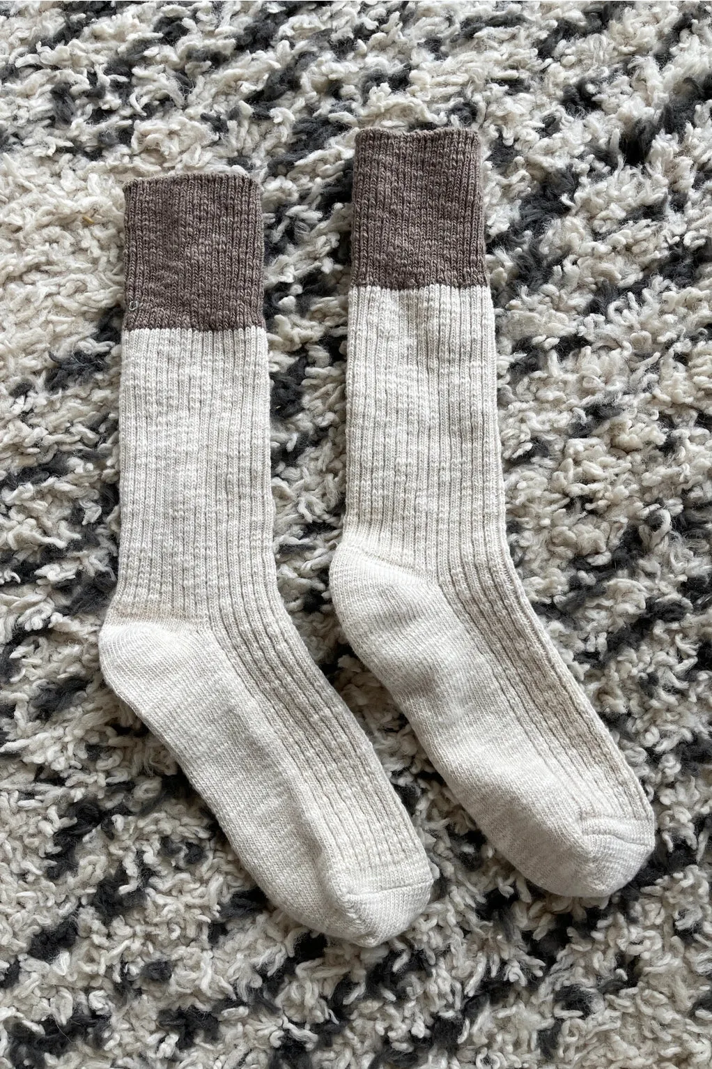 The Colour Block Cottage Socks - Various Colours