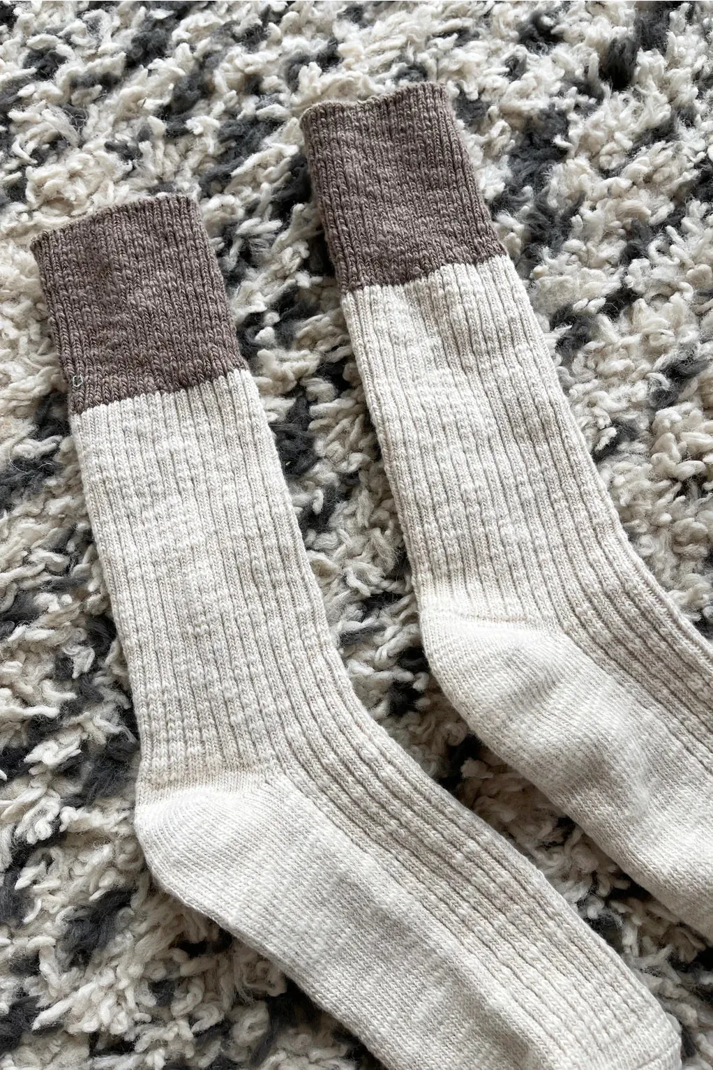 The Colour Block Cottage Socks - Various Colours