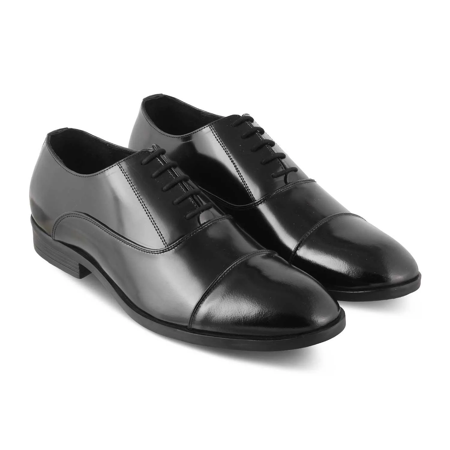 The Nio Black Men's Oxford Lace Ups Tresmode