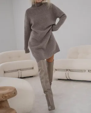 Tori Cashmere Tunic Sweater Dress