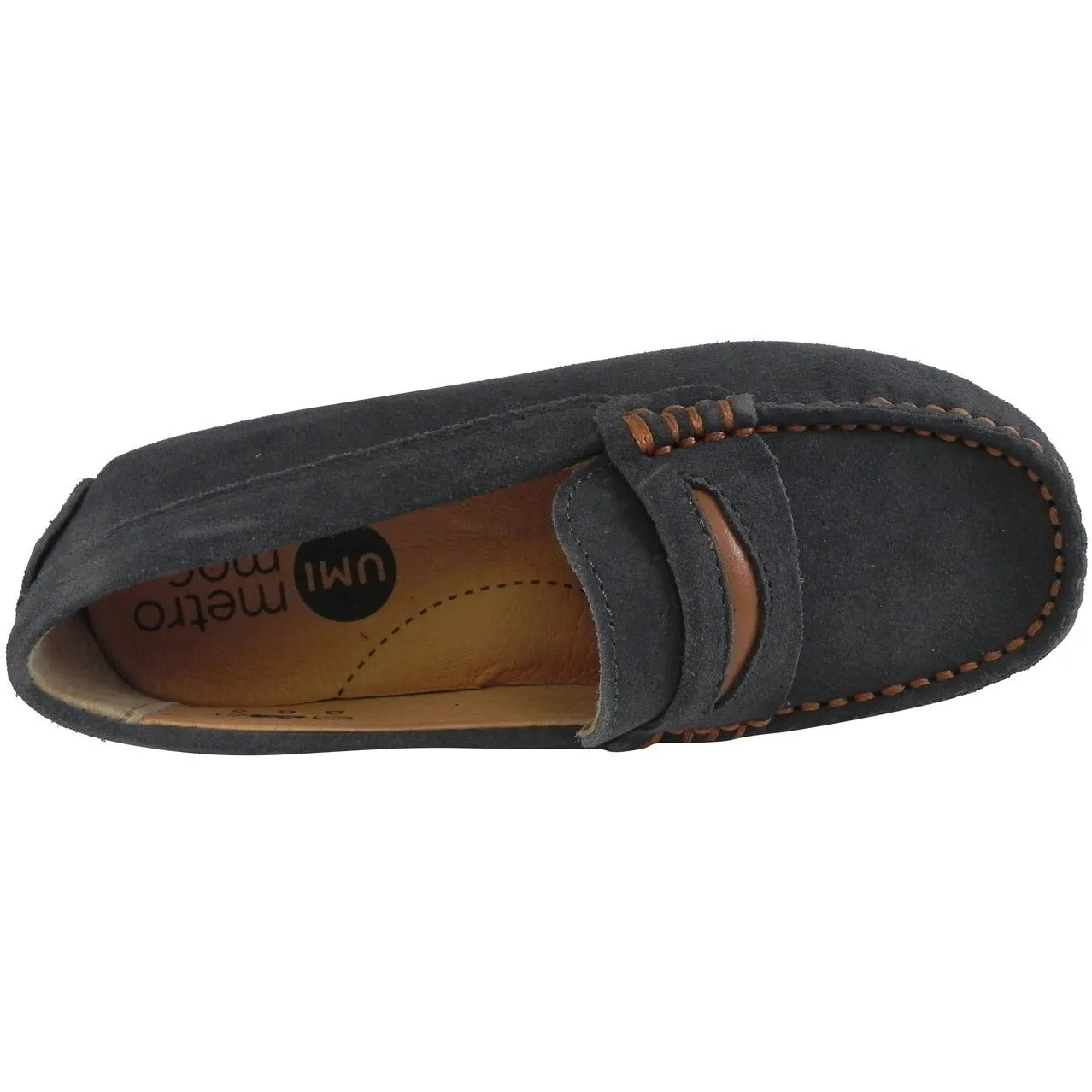 Umi Boy's Dark Gray David Loafer