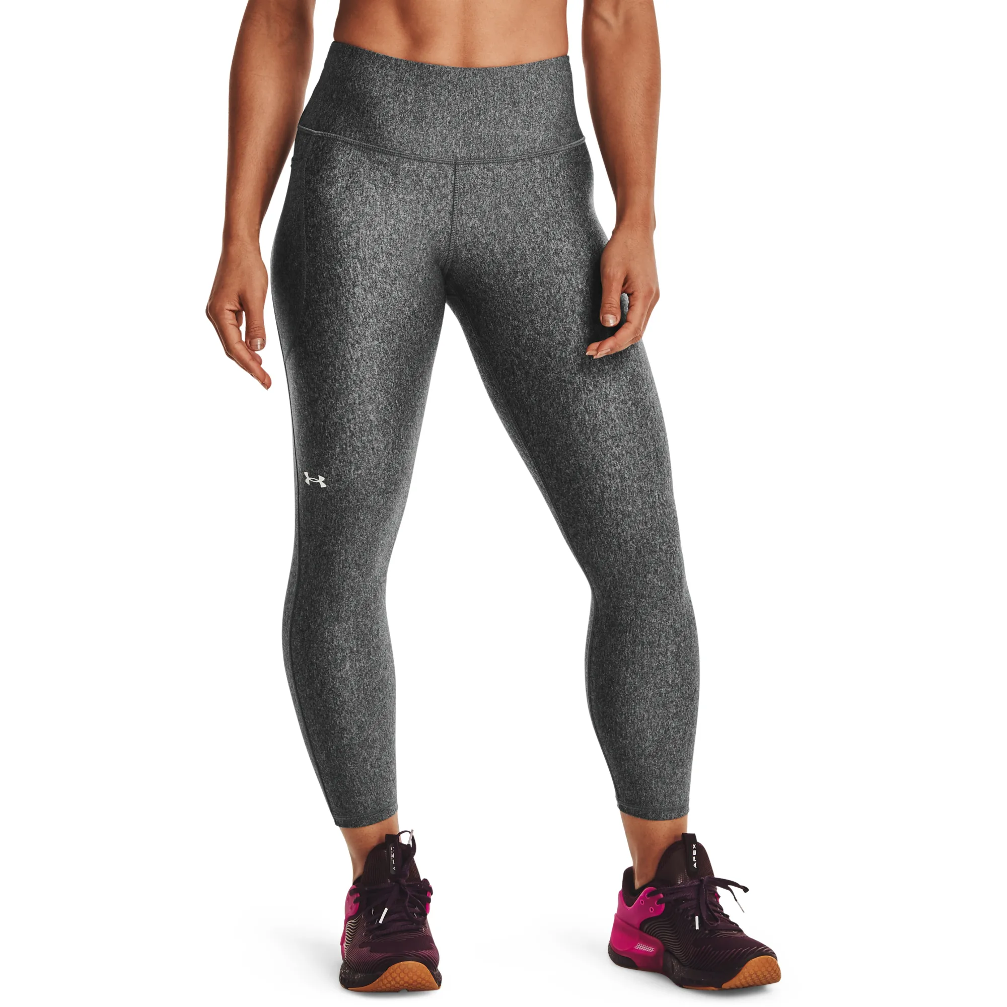 Under Armour Women&#x27;s HG Armour Hi Ankle Leggings Charcoal Light Heather | Buy Under Armour Women&#x27;s HG Armour Hi Ankle Leggings Charcoal Light Heather here | Outnorth