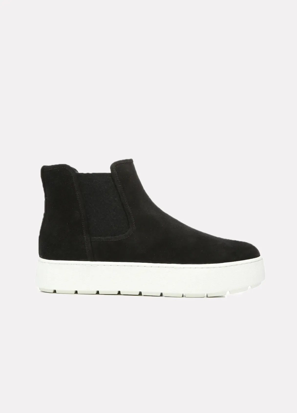 Warren Suede Chelsea Sneaker - Black