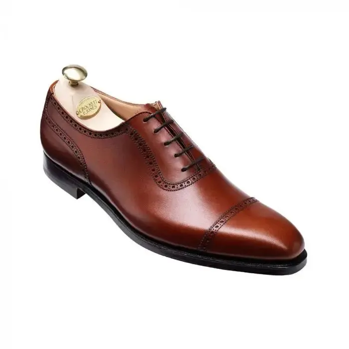 Westbourne Chestnut Burnished Calf Oxford Shoes