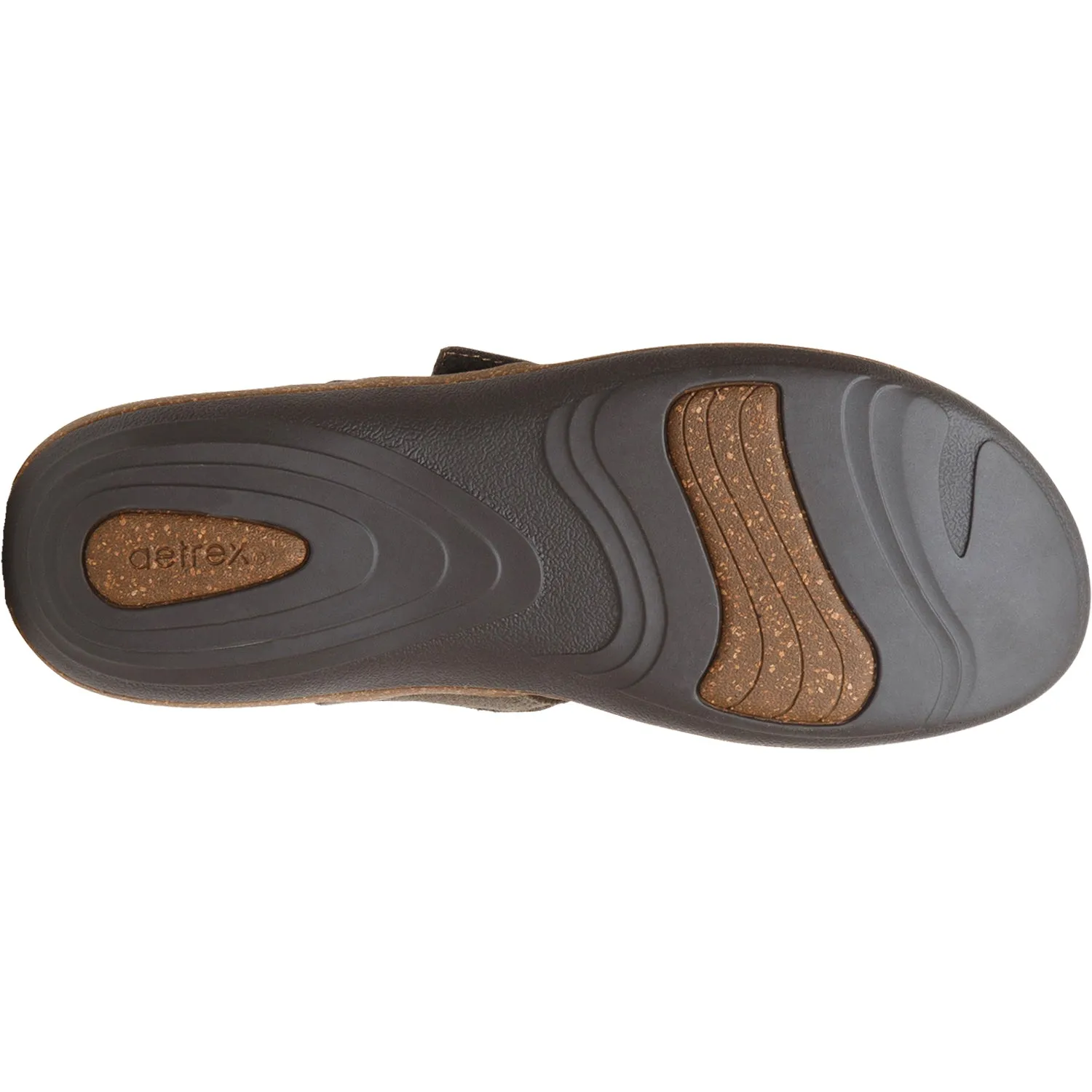 Women's Aetrex Leni Iron Leather/Nubuck