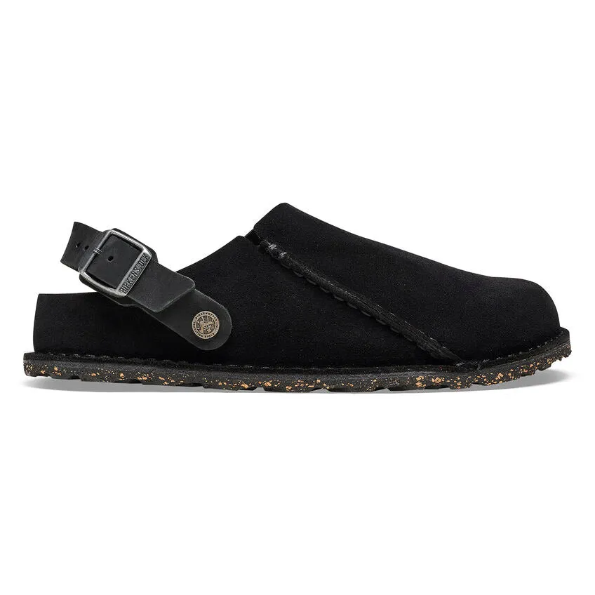 Women's Birkenstock Lutry Premium Suede Narrow 1025356 Color:  Black