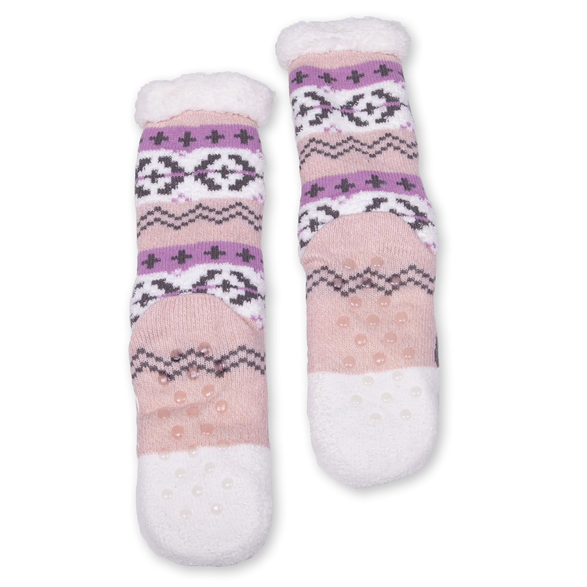 Women's Panda Cozy Warmer Slipper Socks with Sherpa Lining