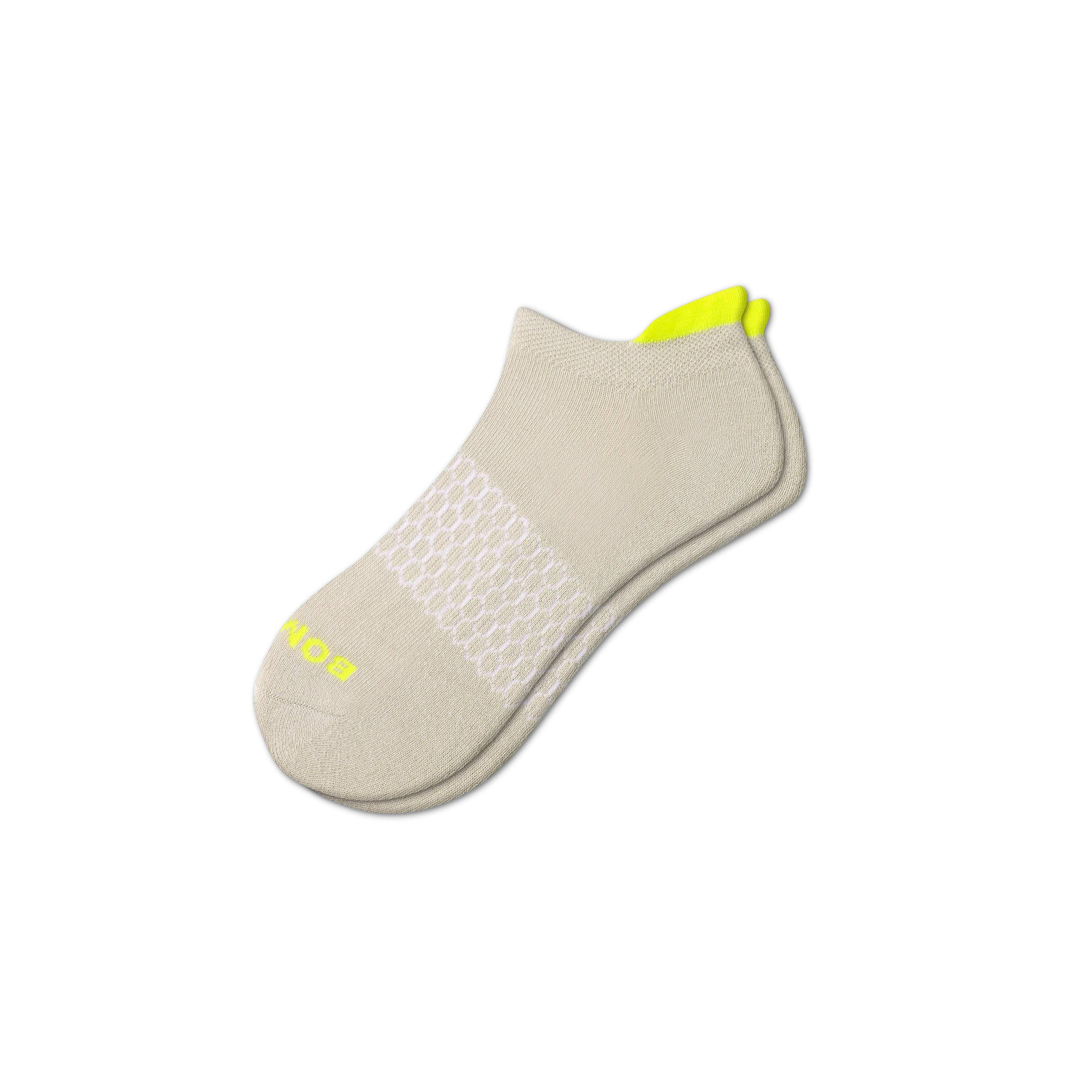 Women's Solid Neon Tipping Ankle Socks