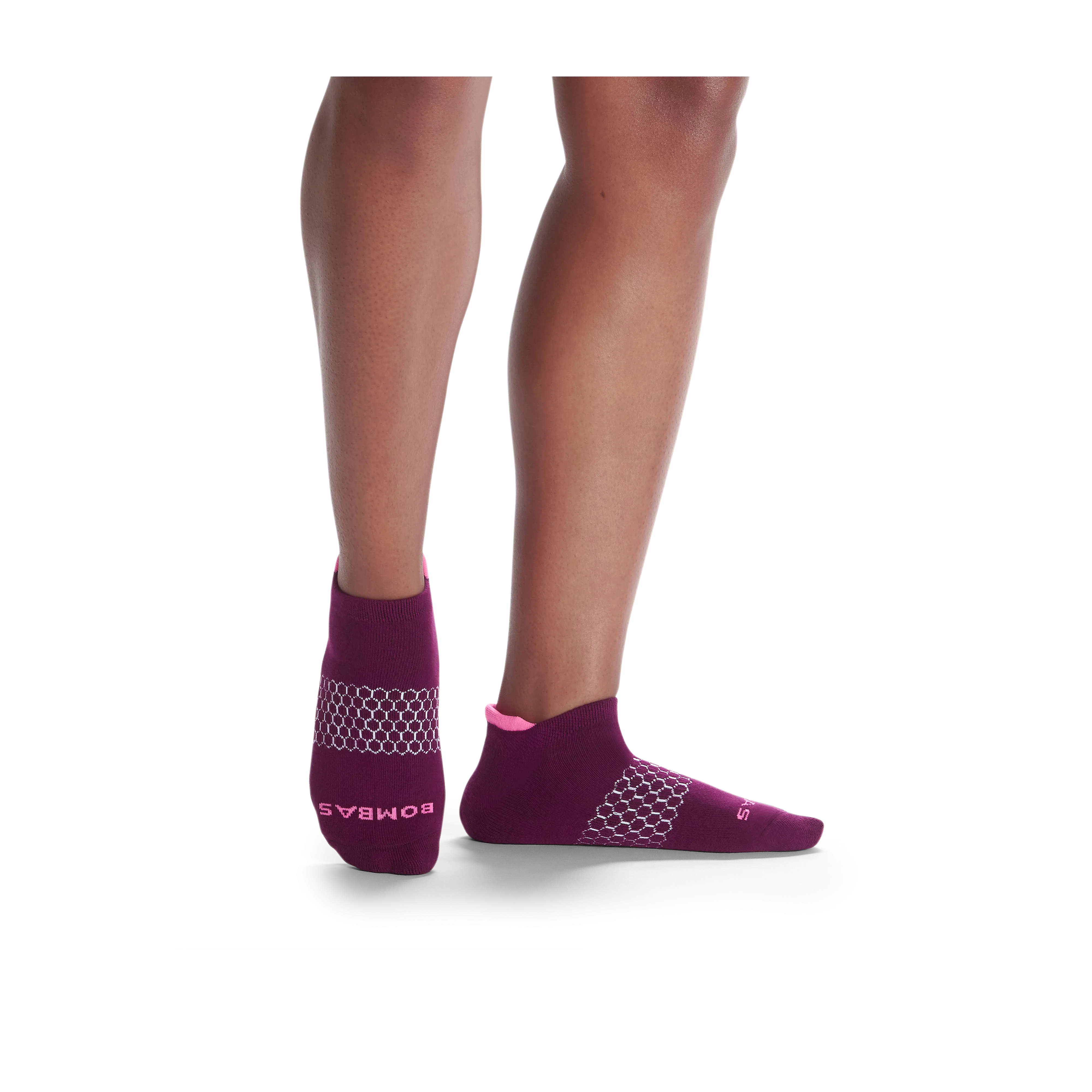 Women's Solid Neon Tipping Ankle Socks