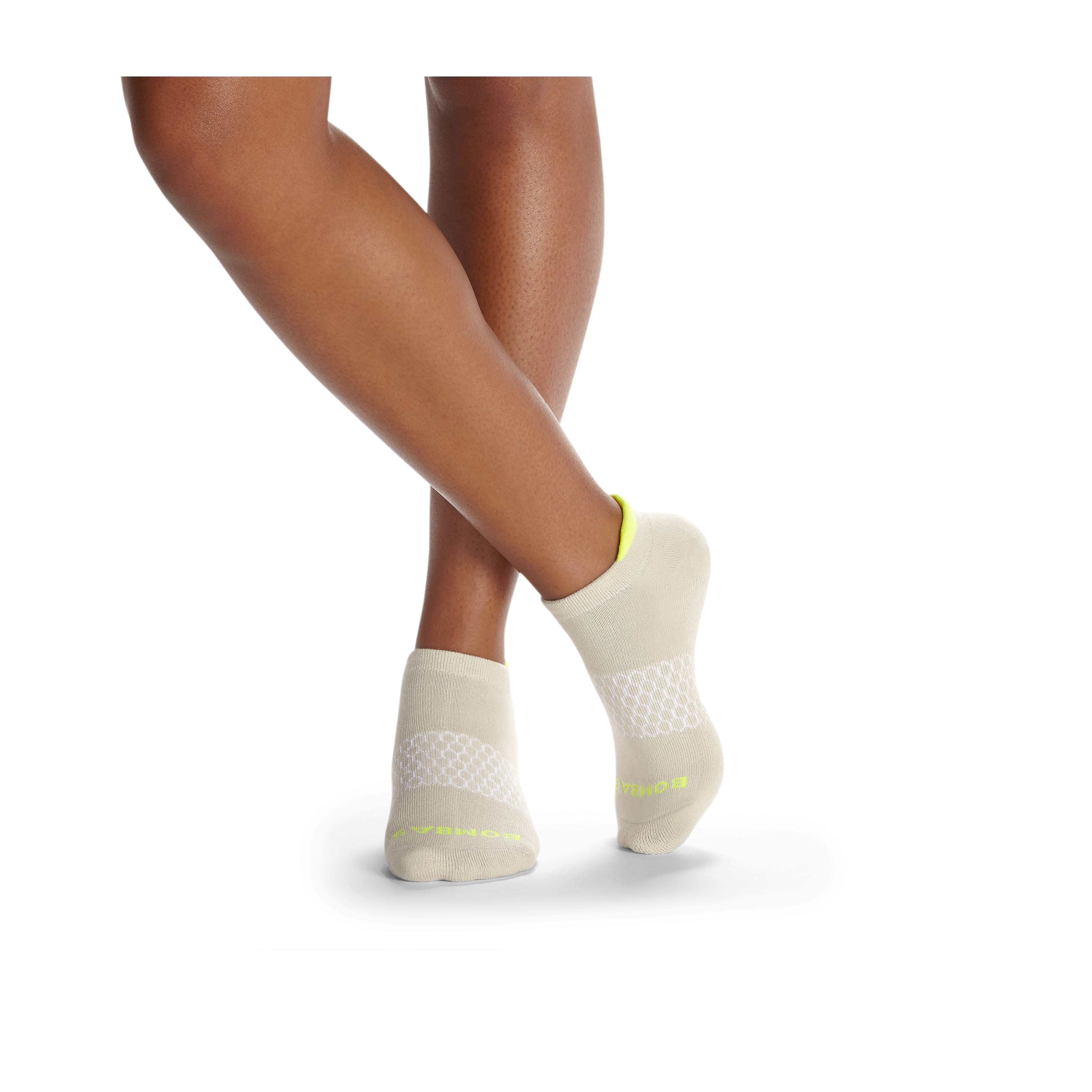 Women's Solid Neon Tipping Ankle Socks