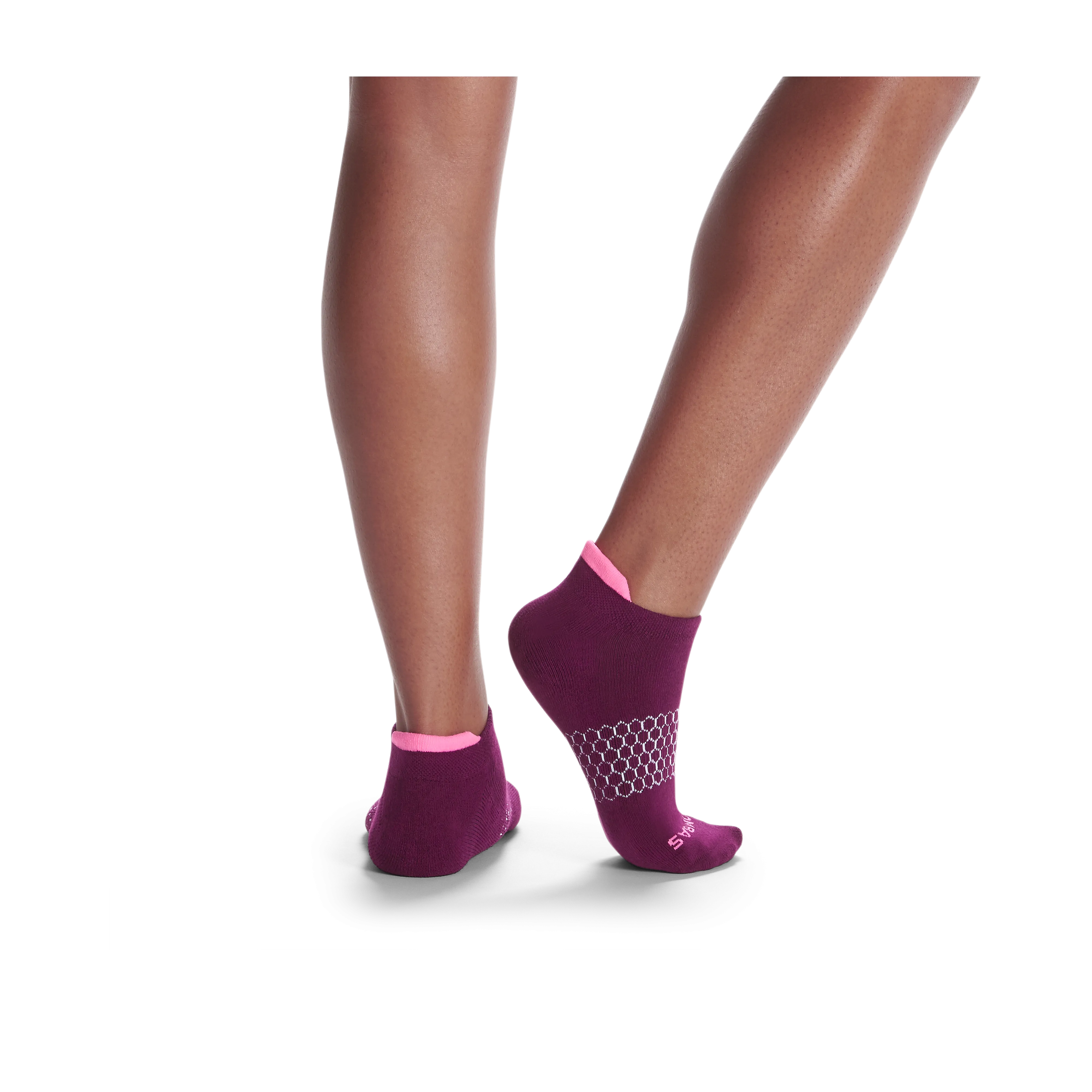 Women's Solid Neon Tipping Ankle Socks